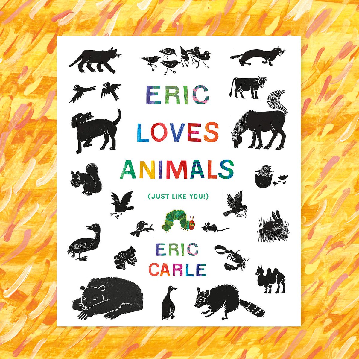 The Eric Carle team at Penguin Young Readers is overjoyed to share that a very special book, Eric Loves Animals (Just Like You!), is out on bookshelves this Valentine’s Day!