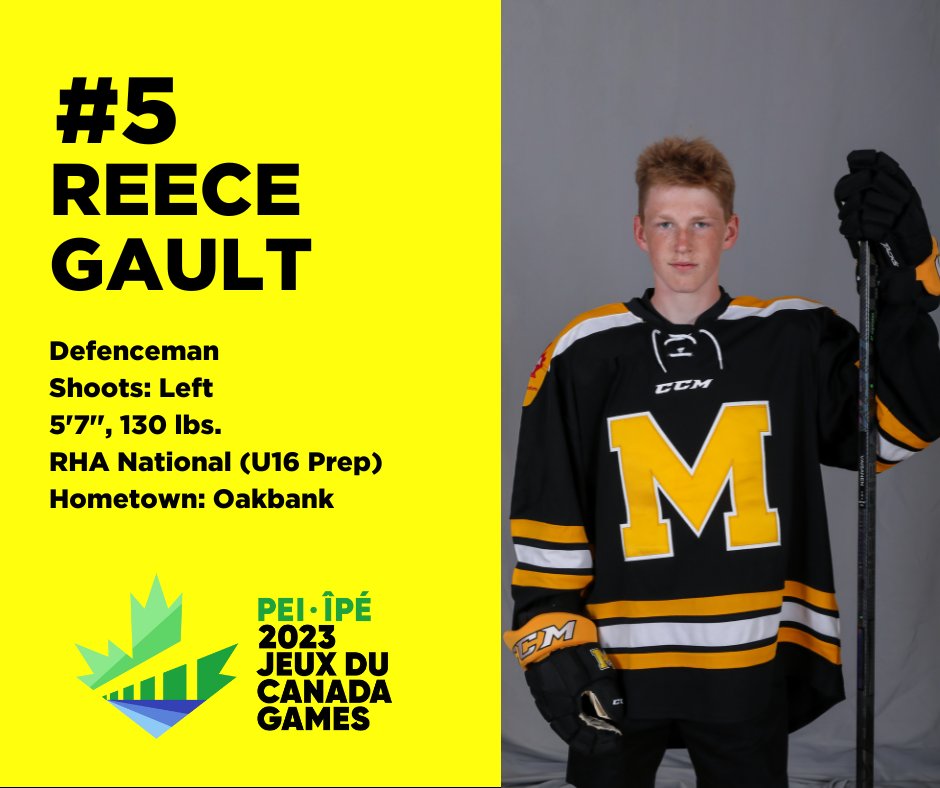 We are now just 5⃣ days away from Male U16 Team Manitoba's first game at the <a href="/2023CanadaGames/">2023 Jeux du Canada Games</a>!

Today we are featuring four more players on U16 Team Manitoba!

Get to know Tate Dolinsky, Kaeson Fisher, Matthew Gard, and Reece Gault. 

#TeamToba #HerdofUs #CWG2023