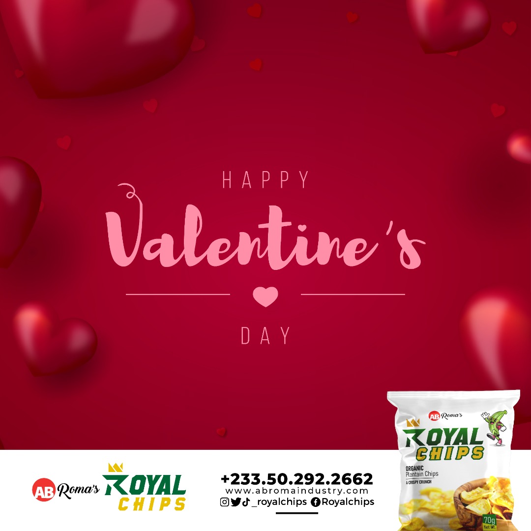 _royalchips's tweet image. Happy Crunchy Valentine's Day
#plantainchips #toogoodtobethisgood #ghanaplantain #ghanafoodie #ghanafoodnetwork #eathealthy #chips #crunchysnacky #foodporn #goodvibes #foodie #snackright #immunebooster #valsday