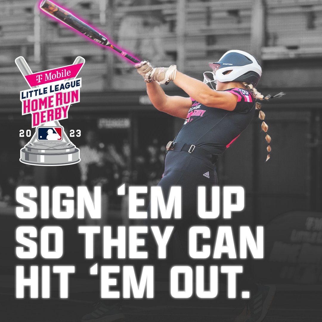 LittleLeague's tweet photo. Talk to your league officer about registering your Little Leaguers in the biggest home run competition around: the @TMobile Little League Home Run Derby. 

Sign up at https://t.co/tQgd8ovPWY today. #LittleLeaguersSwingBig https://t.co/wFtgMZgN4E