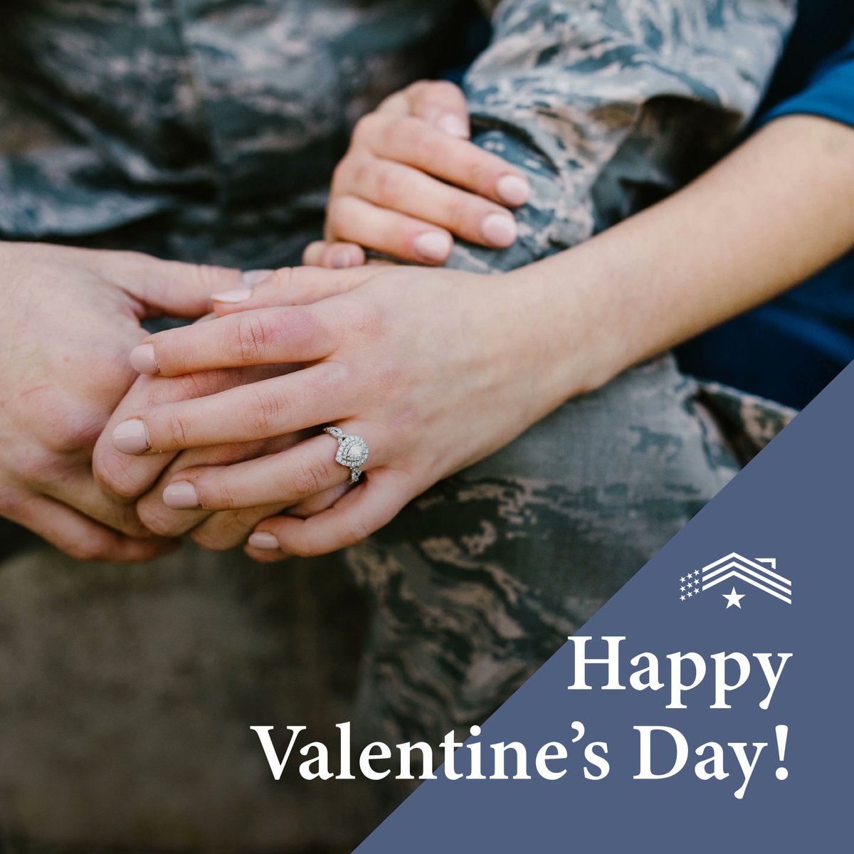 HomefrontUnited's tweet photo. Happy Valentine's Day! We wish you, your spouse, and your family a day full of love 💜 https://t.co/EcdEiJ6Vi3