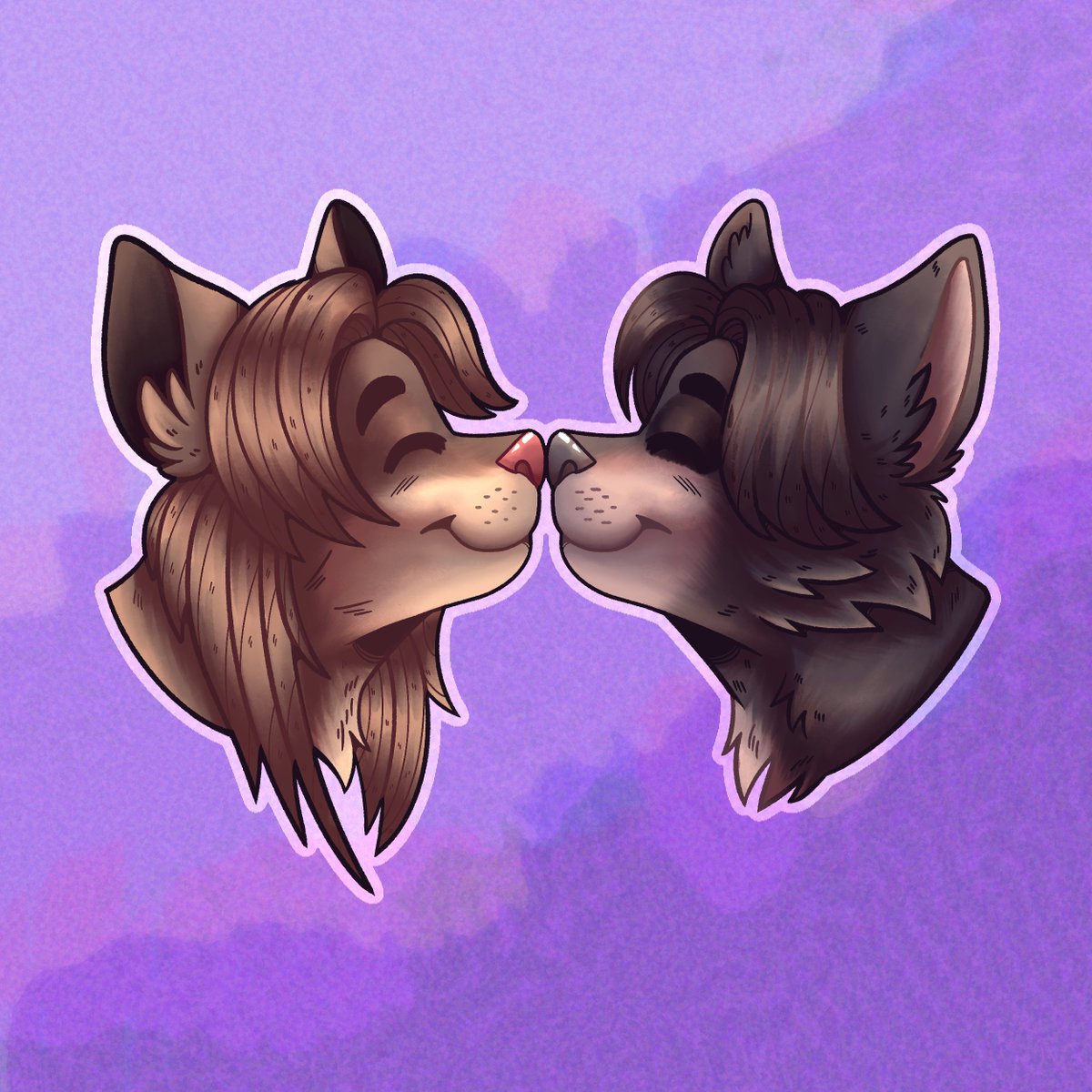 Skribblekitty's tweet photo. Für meine beiden Flauschies @FlintGlomcat und @LucyVectors zum Valen-Dienstag!💜💞💚
Gezeichnet von der sehr talentierten @EsthefyMorantes https://t.co/VoTvGbUHai