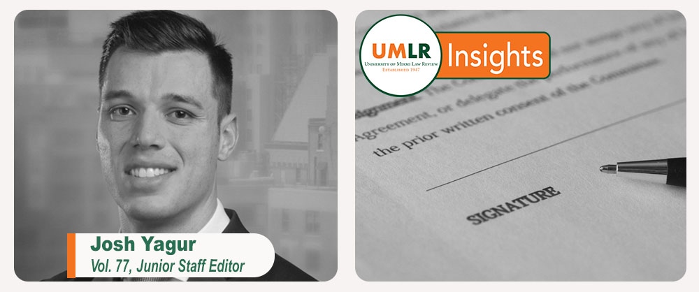 UMLawReview's tweet photo. What does the FTC’s proposed rule to ban noncompete agreements mean for businesses and dealmakers? Volume 77 Junior Staff Editor, Josh Yagur, discusses the FTC’s proposed rule and its possible effects.
Link: https://t.co/w9hMy5lbc2
#UMLR #Miamilaw #Miamilawschool https://t.co/uzdijEa5QJ