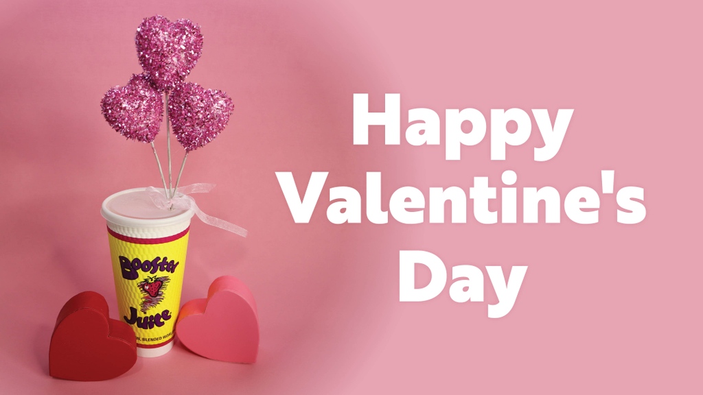 💕 V-DAY #GIVEAWAY 💕
BFs &amp; GFs come &amp; go but Booster Juice is forever.

To enter:
💜 Like this post &amp; follow @BoosterJuice
💜 Tag who you'd share a Booster Juice with today
💜 Retweet for bonus entries.

10 winners to be randomly selected to win a promo code for a FREE smoothie.
