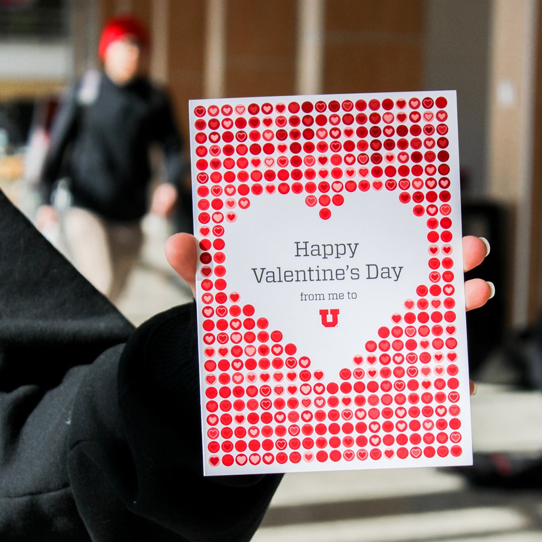 Sending love from the heart of the U ❤️ Happy Valentine's Day from the A. Ray Olpin Student Union! What is something you love about the U?
.
.
#uofu #universityofutah #valentinesday2023 #studentunion #newtotheu