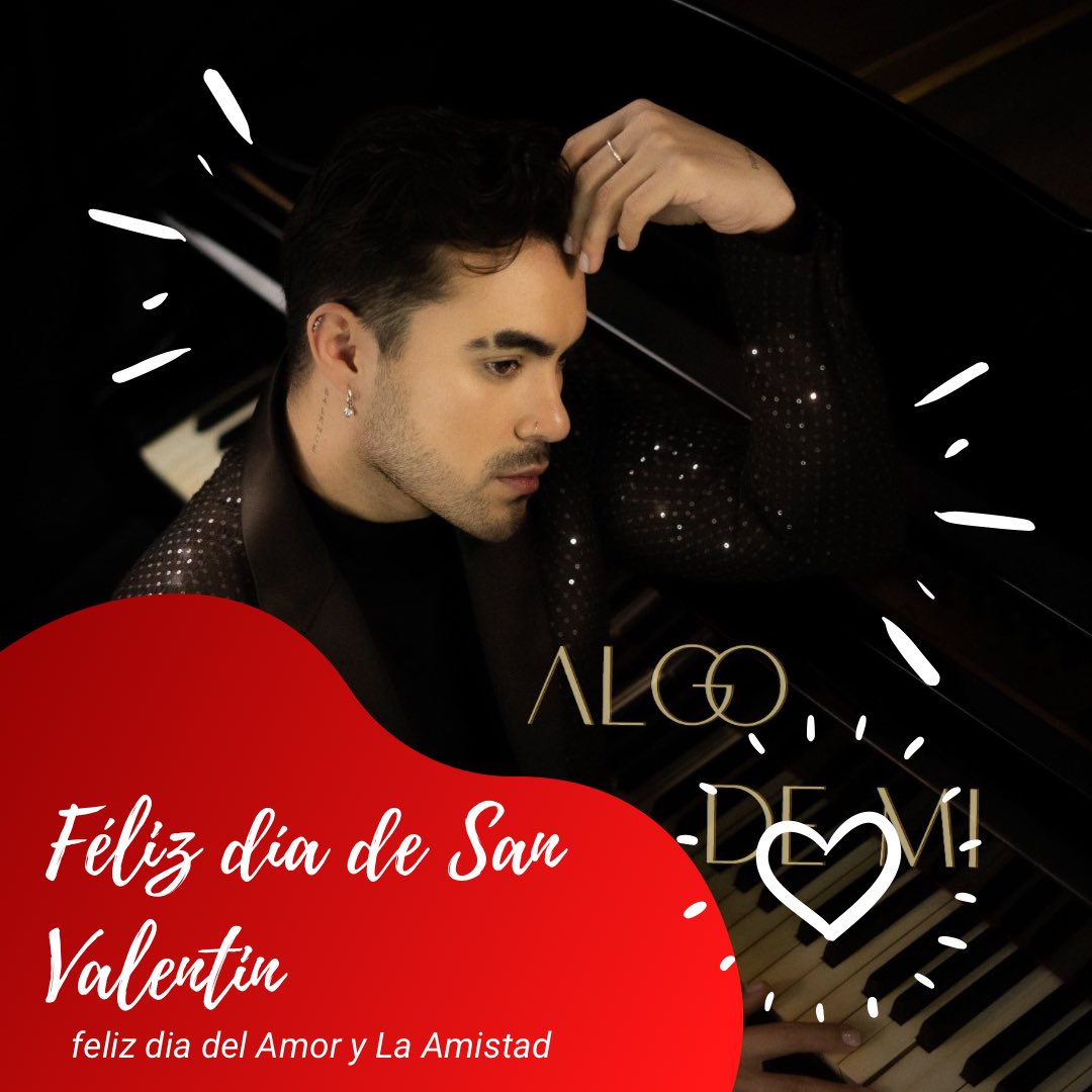 En este 14 de Febrero disfruta  el nuevo Lanzamiento del Álbum 💿 Algo de Mí de Nuestro querido <a href="/_DennisArana/">Dennis Arana</a> disponible ya en la plataformas Musicales disfrútalo aquí 😊👇
✅ open.spotify.com/album/1oy381rb… ✅
#DennisArana #AlgoDeMi #diadesanvalentin  #14defebrero  #diadelcariño