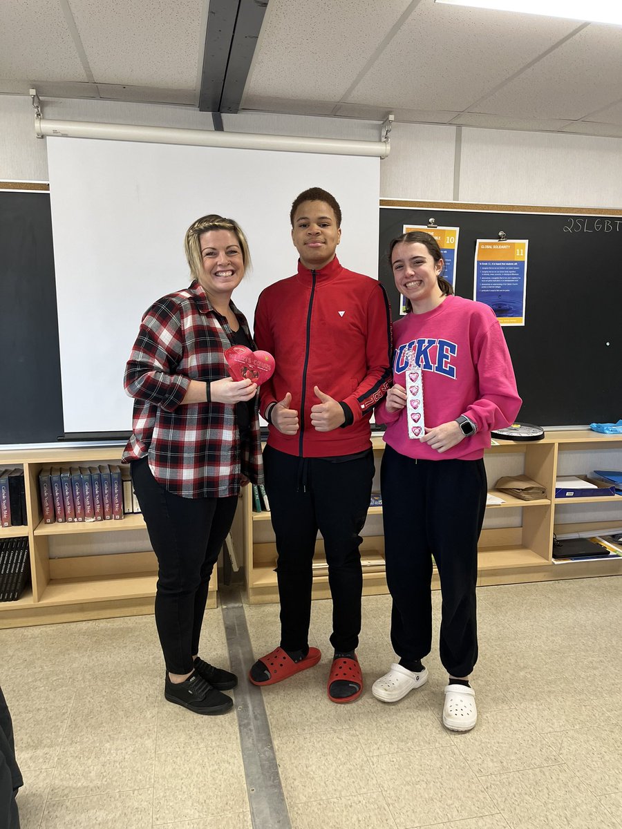 We are feeling the love from this kind student! ❤️ Happy Valentine’s Day!!