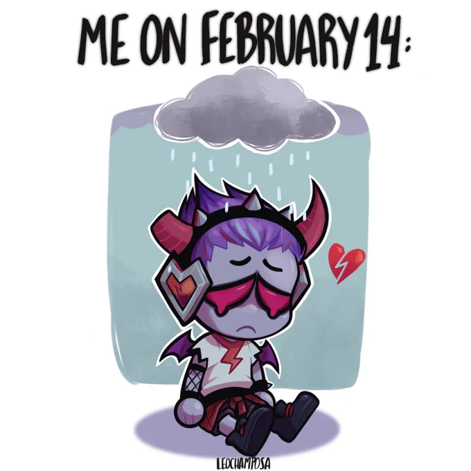 Happy Valentine's Day to everyone (even if ur single ) #creadoresdelollatam #LeagueOfLegends #vi #caitlyn #amumu 