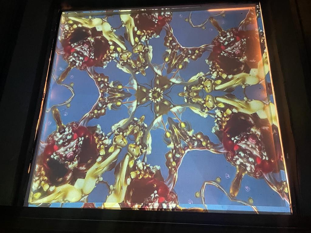 It was a pleasure to be able to experience my good friend, <a href="/raghavakk/">raghavakk</a>'s piece, 'The Impossible Bouquet' which perfectly encapsulates the wonderous and inspired art that can come as a result of human-AI interactions and relationships.
#AshaAtIAF @indiaartfair