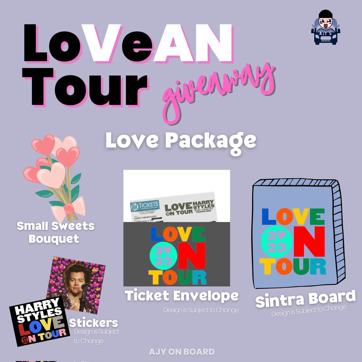ajy_on_board's tweet photo. Happy LOVE Day! ❣️

Love on Tour is exactly a month away and Ajy decided to prepare a mini raffle for LoVeAN Tour joiners! 🥳

Each LoVeAN Tour joiner earns 1 raffle entry for a chance to win Ajy's Love Package! 💟 

RT and Like this twt for an extra raffle entry! #LoveOnTourPH https://t.co/Rt4KrHV15c