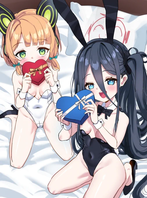 Happy Valentine sensei! #ブルアカ #ブルーアーカイブ #バレンタイン 