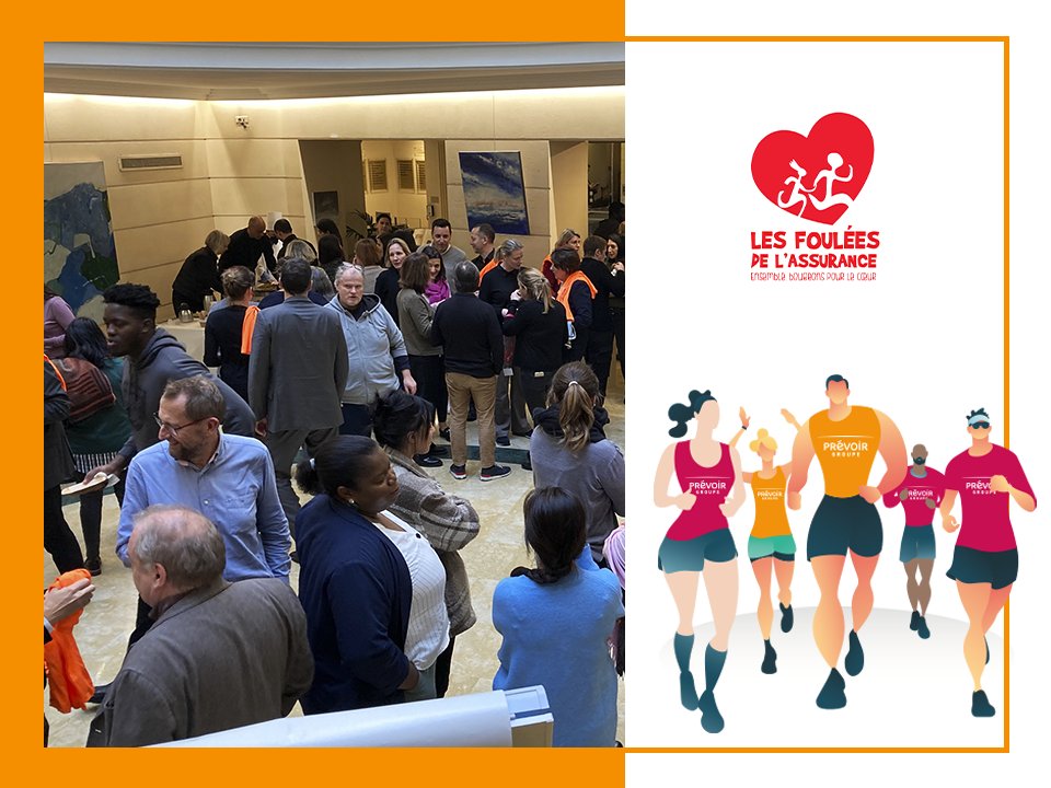 🏃🏼​Le Groupe Prévoir prend le départ du challenge 
@LFDAssurance
 au profit de  #adicare.

💪 Cet après-midi, nos collaborateurs du Siège ont récupéré leur t-shirt aux couleurs du Groupe. 

#lesfouleesdelassurance #foulee #solidarité #cardiologie <a href="/Assurone_Group/">AssurOne</a> <a href="/UTWIN_fr/">UTWIN Assurances</a> #stello