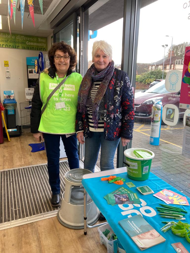 Leek Samaritans at the Co-op in Endon on Time to Talk Day - 2 February 2023. Lots of interest and many generous donations. Thanks to our volunteers who took part, to Endon Co-op and to the people of Endon.