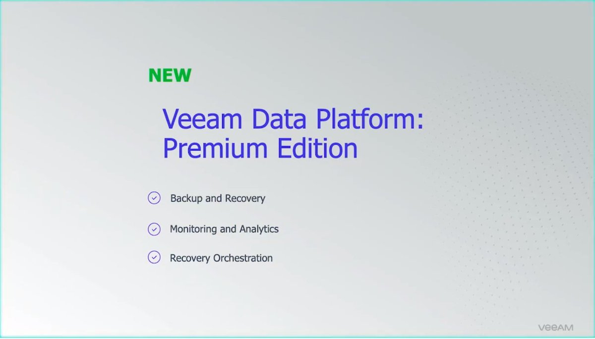 Veeam v12 new platform package @Veeam @VeeamVanguard #Veeamv12 #LaunchEvent #Premium