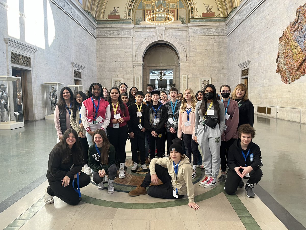 WBMS Religious Diversity Ambassadors visiting the Detroit Institute of Arts. #OnlyWB #WBMS