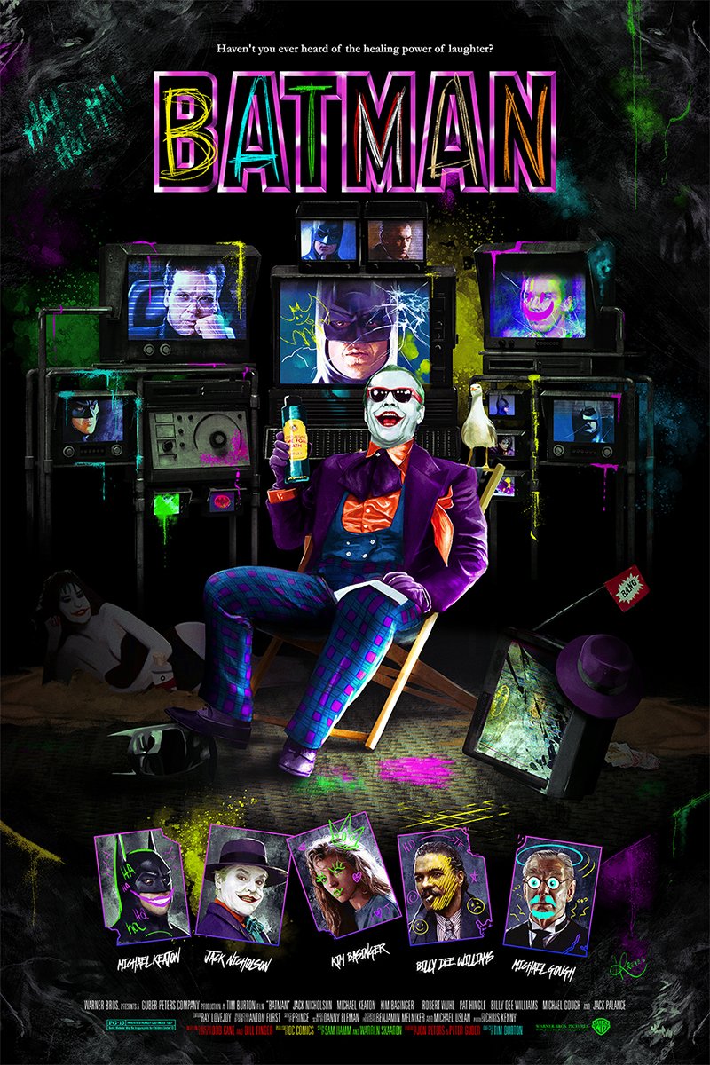 After a long wait I can finally share my set of posters for BATMAN'89!
There's no Batman without Joker. And there's no Joker without Batman.
That's what I wanted to represent in these posters.
The duality BATMAN/JOKER.🦇🃏
Are you "Team Batman"? Or "Team Joker"?
Hope you like it!