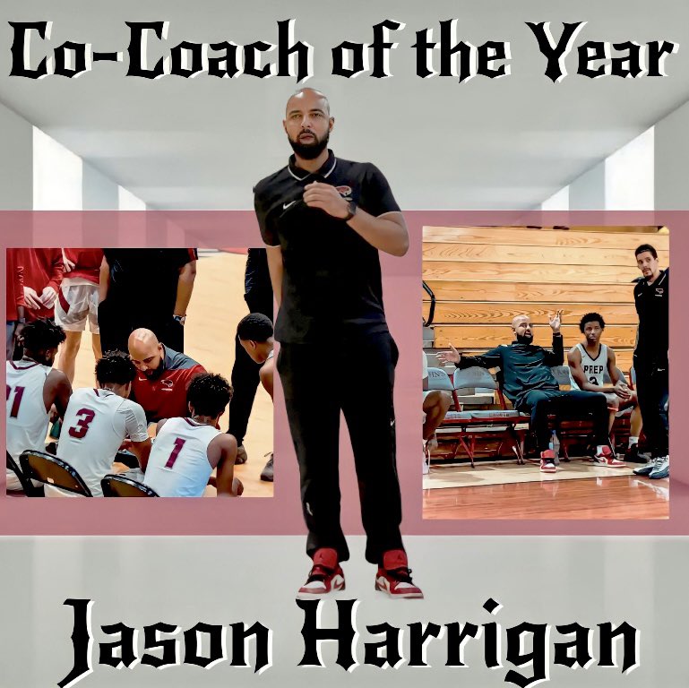 Congratulations to Coach Jason Harrigan for winning Catholic League Coach of the Year!