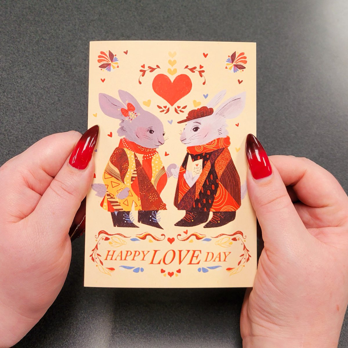 'Hoppy' Valentine's Day! We love printing one-of-a-kind cards. This project was created by one of our staff members. Cute & creative! 💕💗🐇#ConlinsPrint #valentinesday #spreadthelove #loveforprint #behoppy #somebunnylovesyou #cutecards #cardprinting #digitalprinting #colorprints