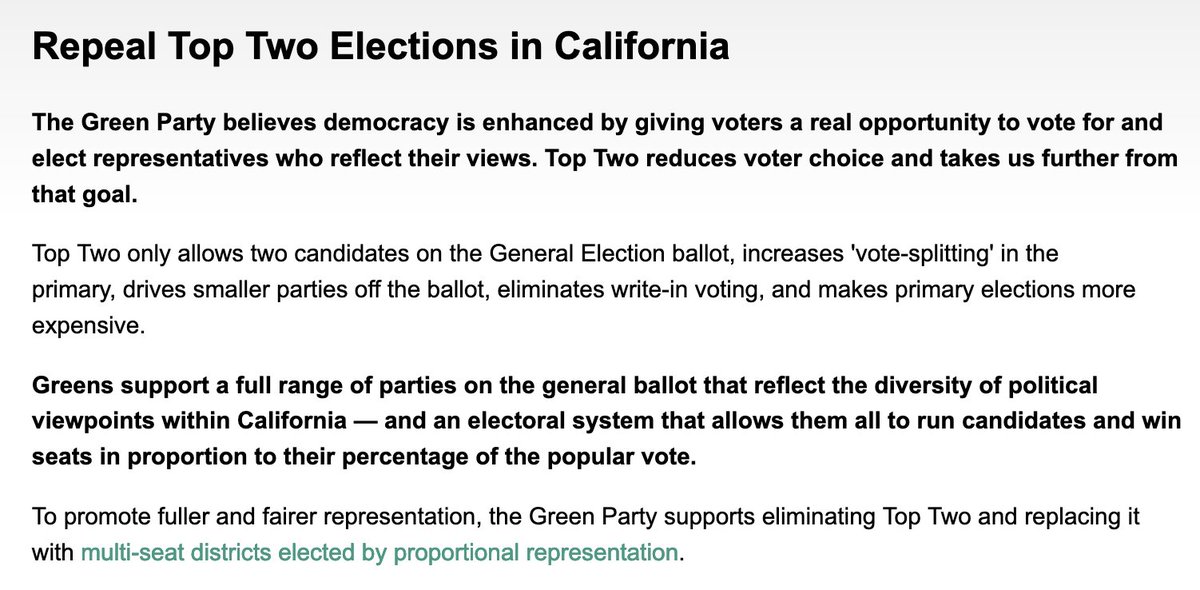 mikefeinstein's tweet photo. @JGHalle @BenSpielberg CA's failed 'top two' system experiment was put in place w/o public hearings &amp; w/o #RankedChoiceVoting  in the primary to deal w/so many candidates from all parties, WHILE AT THE SAME TIME limiting general election choices to only two choices https://t.co/jX0V3qyLj7 #repealtoptwo https://t.co/gc3jevF6pk