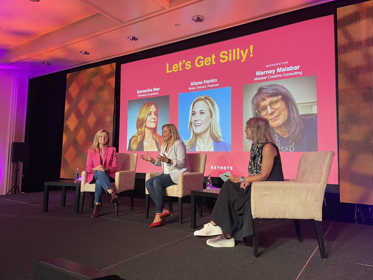 ShabnamRezaei's tweet image. Pee-your-pants panel with @iamsambee @AllanaHarkin and the incredible @mmalabar #kidscreen #Kidscreensummit2023