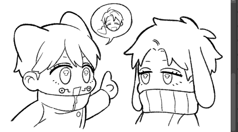 they're friends now 