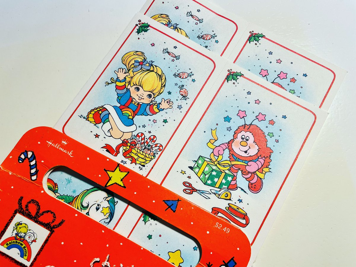 margaretfelice's tweet photo. Pulled these vintage cards out for a Valentine’s Day post and realized they’re Christmas cards. Oh well. Happy Memorial of Sts Cyril and Methodius. #rainbowbrite #valentine https://t.co/FpnaMnQHXG