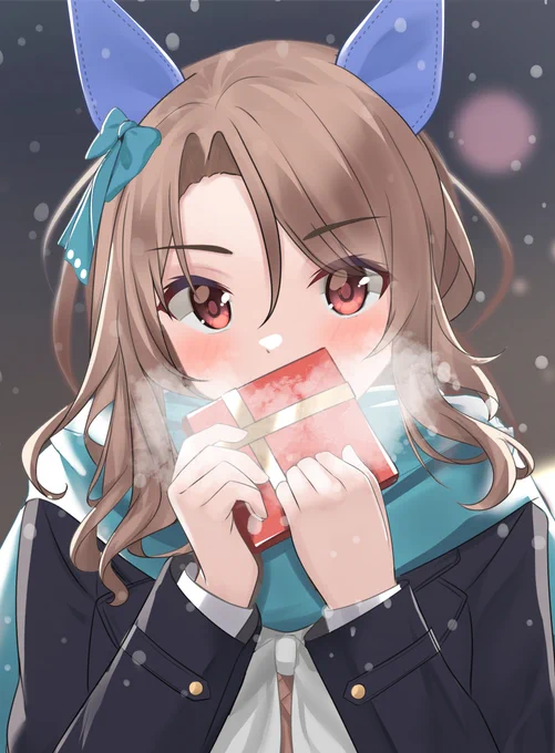 いつまで待たせる気なのかしら…………おばか。キングとバレンタイン#ウマ娘 #キングヘイロー 