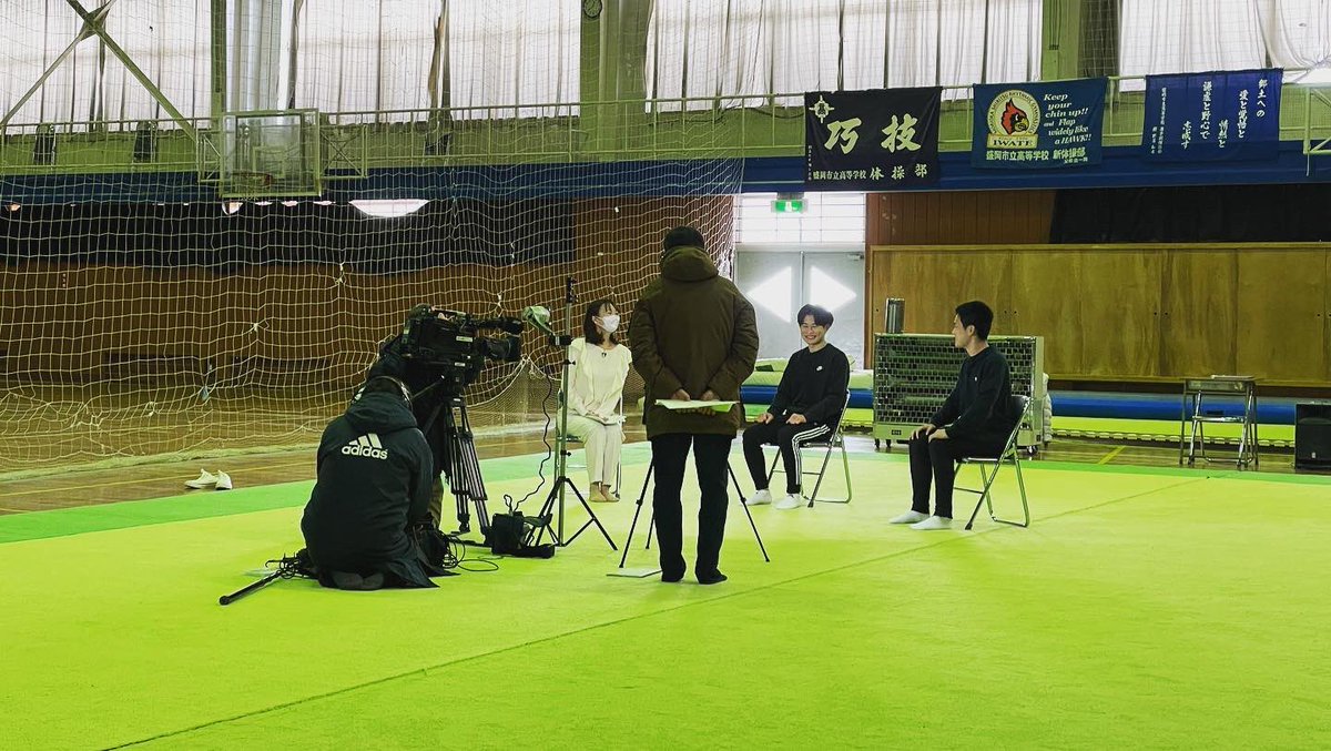 shiritsu2tai's tweet photo. 「テレビ出演情報📺」

放送：2月18日（土）
番組：熱血!5時間生テレビ
時間：9:30～
（我々の出演は10時前頃～）

卒業間近の3年生も出演、高校生活最後の演技を披露します！

#新体操　#男子新体操　#盛岡市立
#岩手朝日テレビ　

#3年生　#4ヶ月ぶりの団体
#本番までに　#体戻してくれる　#はず... https://t.co/g5wpfLXvDi