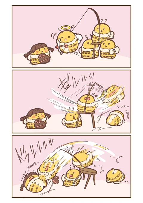 #ValentinesDay2023 
 #バレンタインイラスト
キューピットなはち💕(大惨事) 