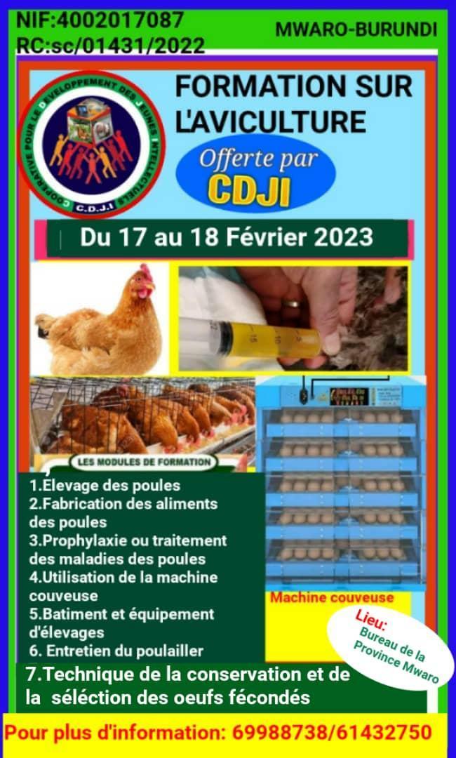 CDJI12's tweet photo. Les gens de @MwaroProvince et ses environs, ne ratez pas cette bonne occasion !!
@Com_Kayokwe 
@Nyabihanga 
@GisoziCommune 
#commune_bisoro
#commune_Rusaka https://t.co/vhwjCjwNG6
