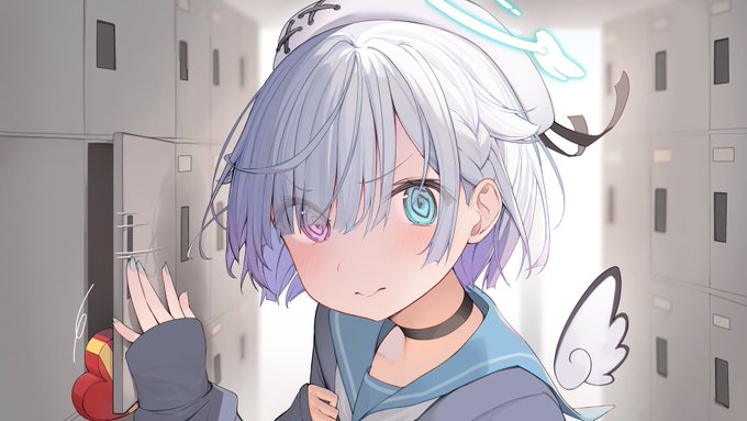 「おはよ!……?…なんか落ちたよ?」
#NananArt 