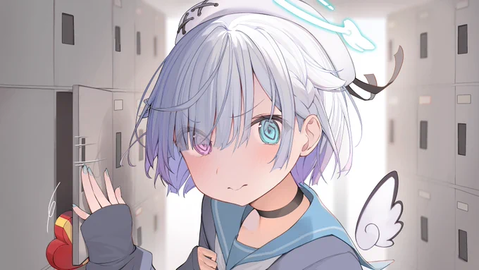 「おはよ!……?…なんか落ちたよ?」#NananArt 