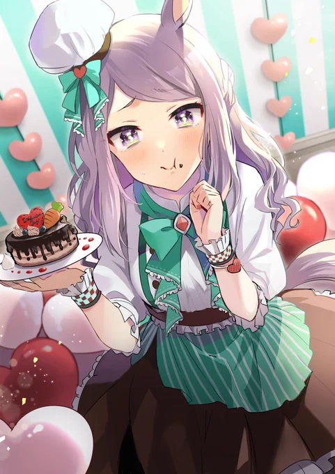 #ウマ娘 #メジロマックイーン バレンタインマックちゃん 