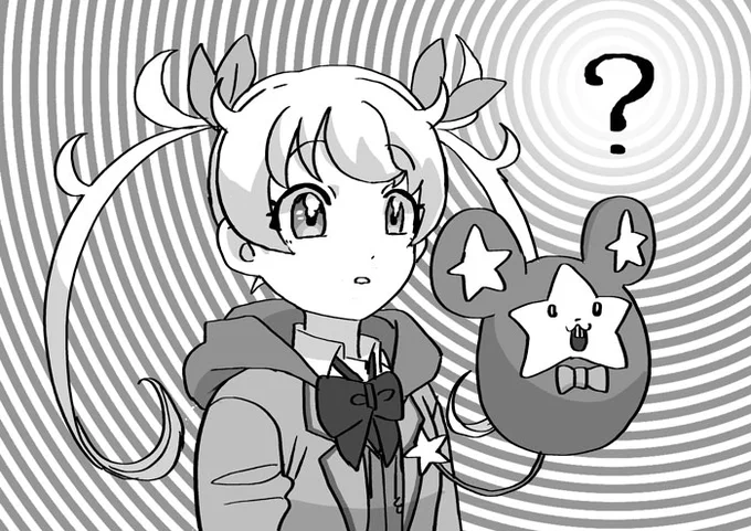 同心円を作れるようになったので、話を理解してないキラッチュとえもちゃんなどを掛けるようになりました 