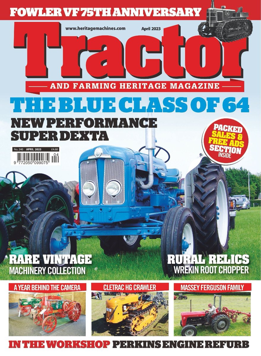 TractorMag's tweet photo. The latest issue of Tractor &amp; Farming Heritage is out Friday. Find out more about our latest offers at https://t.co/T2ZLmXdE6Y https://t.co/z76XOWtw7O