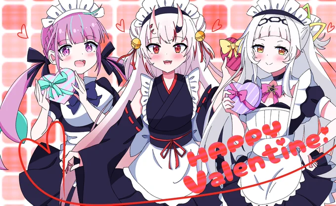卍組バレンタイン#百鬼絵巻 #あくあーと #シオンの書物 