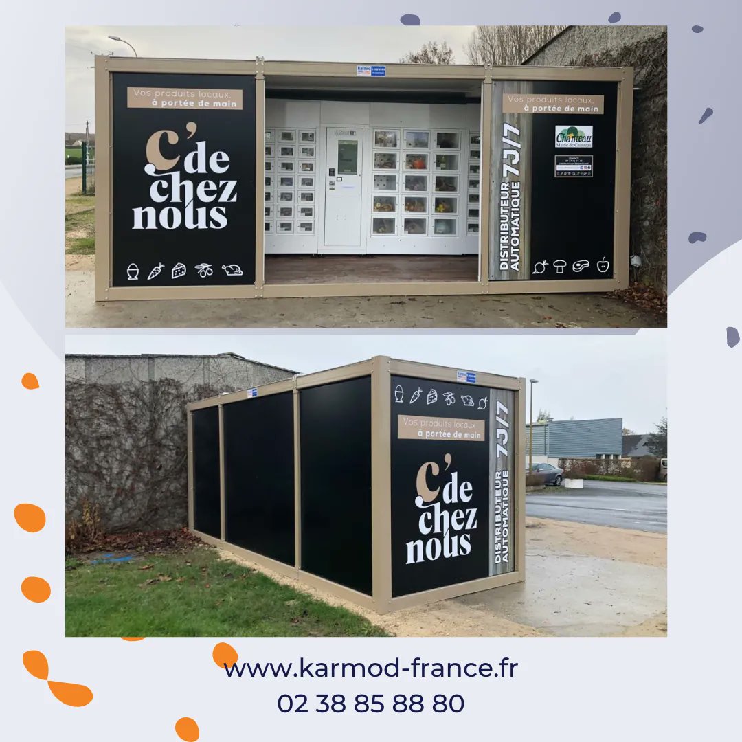 karmod_france's tweet image. Nous sommes fiers de pouvoir fournir des bungalows modulaires à l&apos;entreprise C&apos; De Chez Nous, qui a su développer un concept innovant : proposer et faciliter l&apos;accès à des produits locaux disponibles 24h/24 avec nos modulaires💡 

02 38 85 88 80 📞

#modulaire#innovation