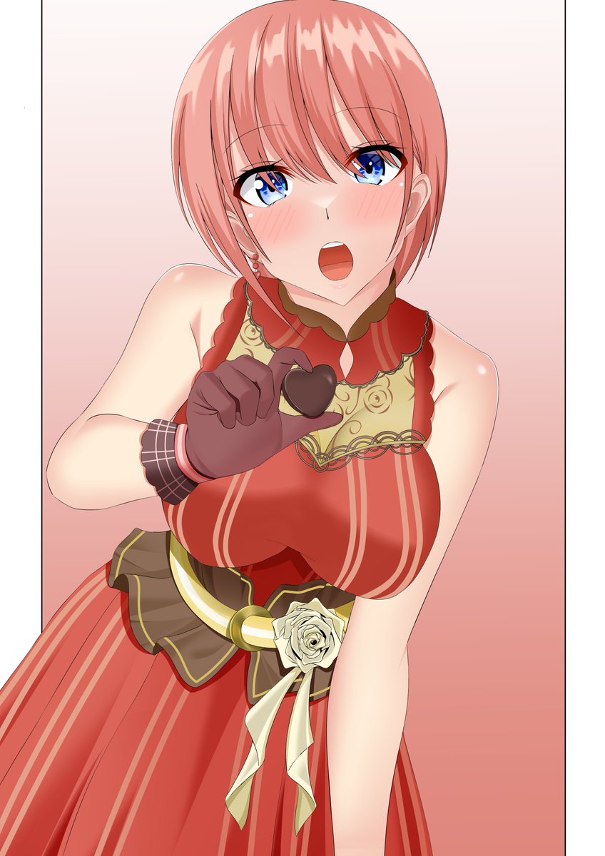しゃきしゃききゃべつさんがTwitterに投稿した中野一花(五等分の花嫁)のイラスト。