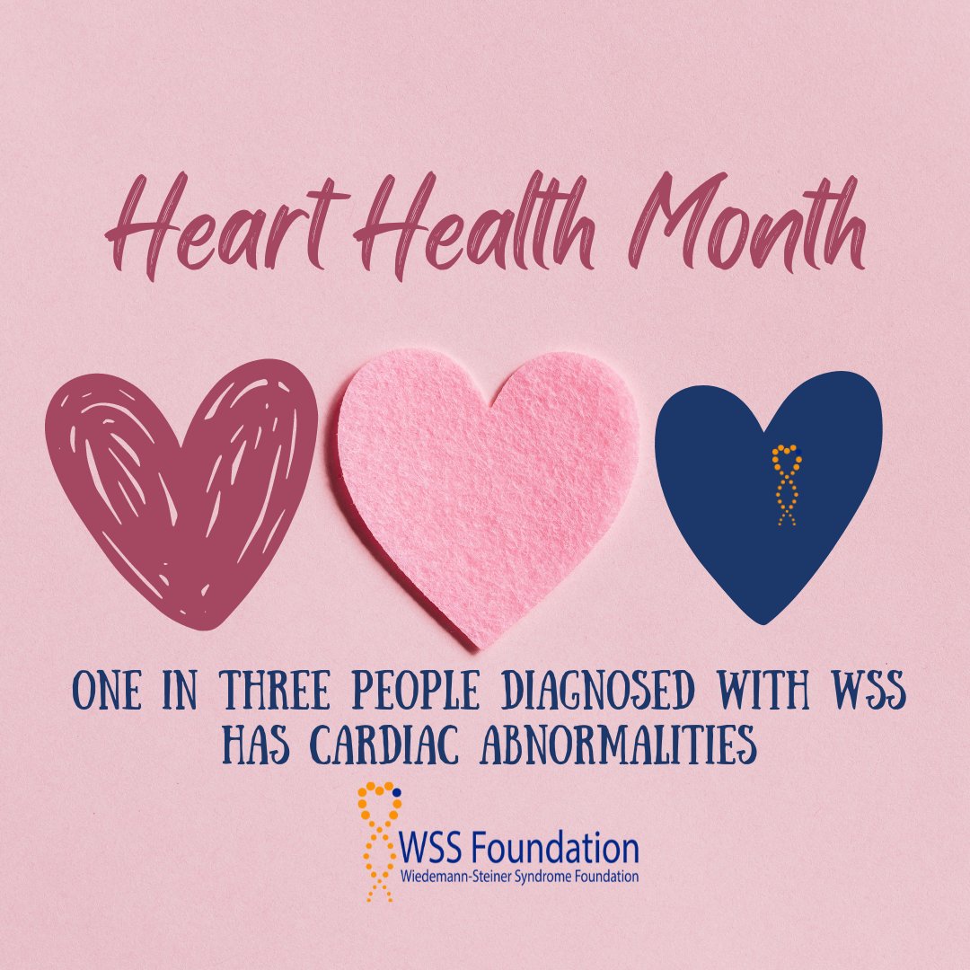 WSSFoundation's tweet photo. Our #WSSwarriors can face cardiac abnormalities, needing surgery (based on #WSS research &amp; patient-reported data in the WSS Data Collection Program). To honor #hearthhealth, we raise #WSSawareness &amp; advocate for more research on #WSS. 

#OurHearts #raredisease #CareaboutRARE https://t.co/jm4nSZdG3v