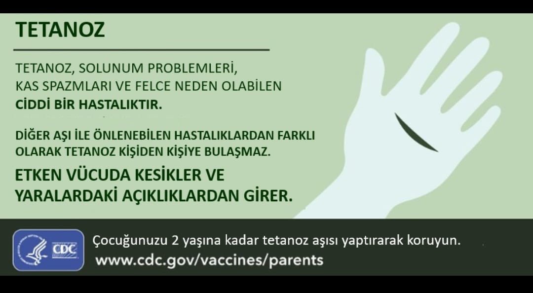 ProfFarukAYDIN's tweet photo. Özellikle deprem bölgesinde bulunanlara ve sağlık hizmeti verenlere yönelik Tetanoz ile ilgili pratik bilgi https://t.co/K9NXF3mLB6