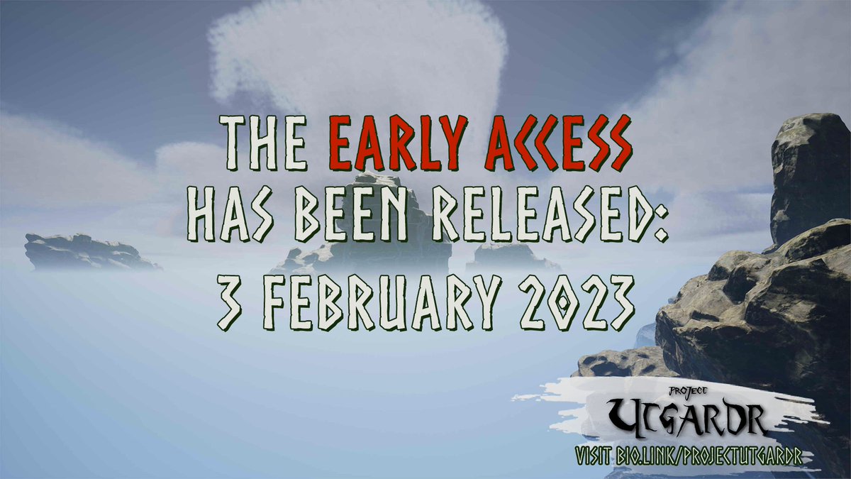ProjectUtgardr's tweet photo. Glad to announce you that the Early Access, finally, has been released ๐ฒ on #Steam: https://t.co/0a6IfCoM35
#projectutgardr #gaming #indiedev #gamenews #gamedev #indiegames #indiegame #indiegamedev #games #gamers #ue4 #pnkxfam #videogames #pcgaming #indiegaming #madewithunreal https://t.co/AM87HsqbQD