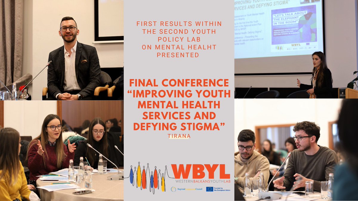 rccWBYL's tweet photo. 🤩🗣️ First tangible results within #YouthPolicyLab on #MentalHealth presented at Conference in #Albania last week!

👏#YouthComponent in the Action Plan for Mental Health 2023-2026 📃

Congratulations on your dedication🤩 Proof that hard work pays off!

1 done, 5 more to go🚀 https://t.co/uii2WH3jRd