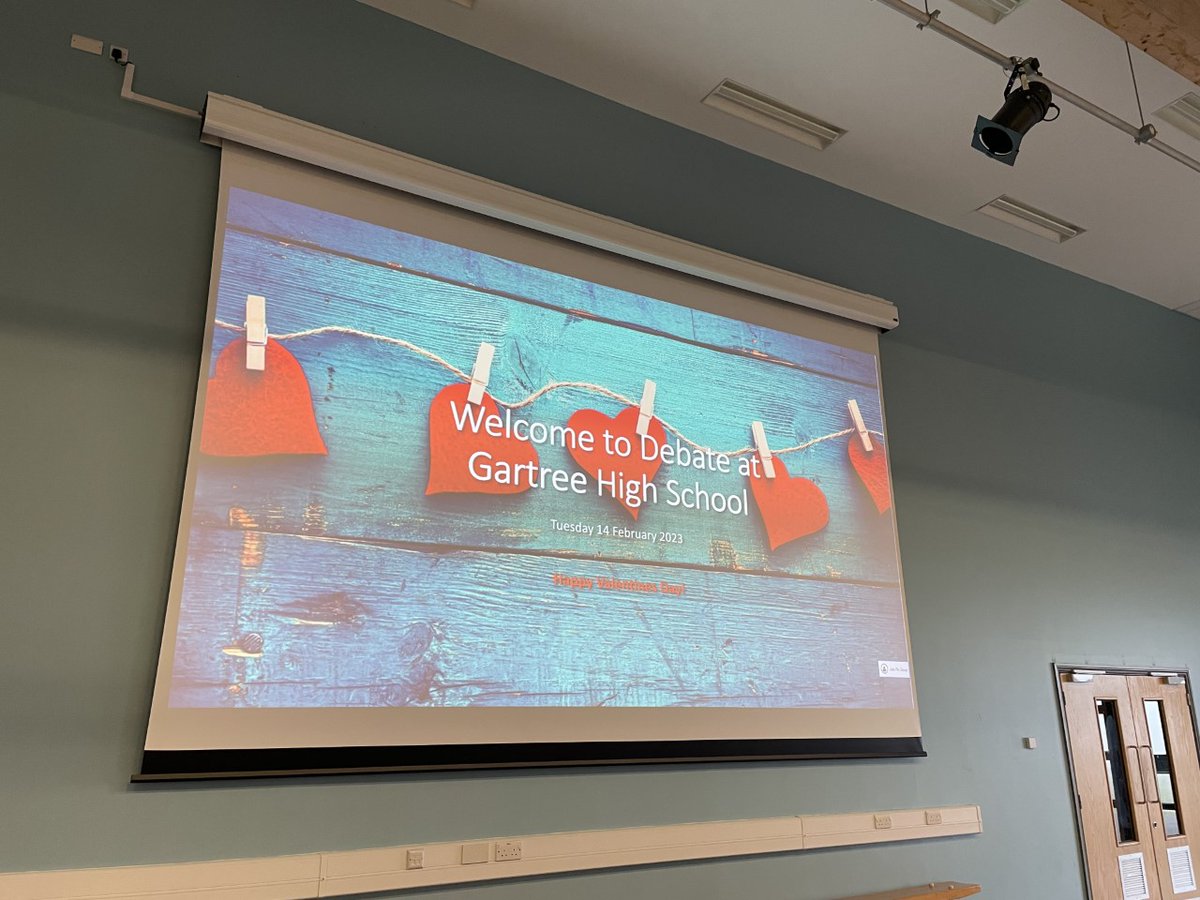 gartreehigh's tweet photo. It’s great to welcome so many schools from across the county to today’s debating event. The current proposal is “All jobs should be equally well paid” and there is some lively discussion in the room. Thanks to everyone taking part. #GartreeDebate #GartreeEvents https://t.co/4cpucVv9Id
