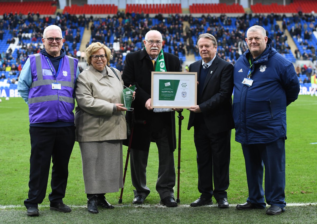 lpftweets's tweet image. Cardiff City FC awarded Level Playing Field's Centre of Excellence Award. 

Congratulations to @CardiffCityFC, who become the 1st stadium in Wales to receive the award. 
Read the full story here:  tinyurl.com/2p8myvhy