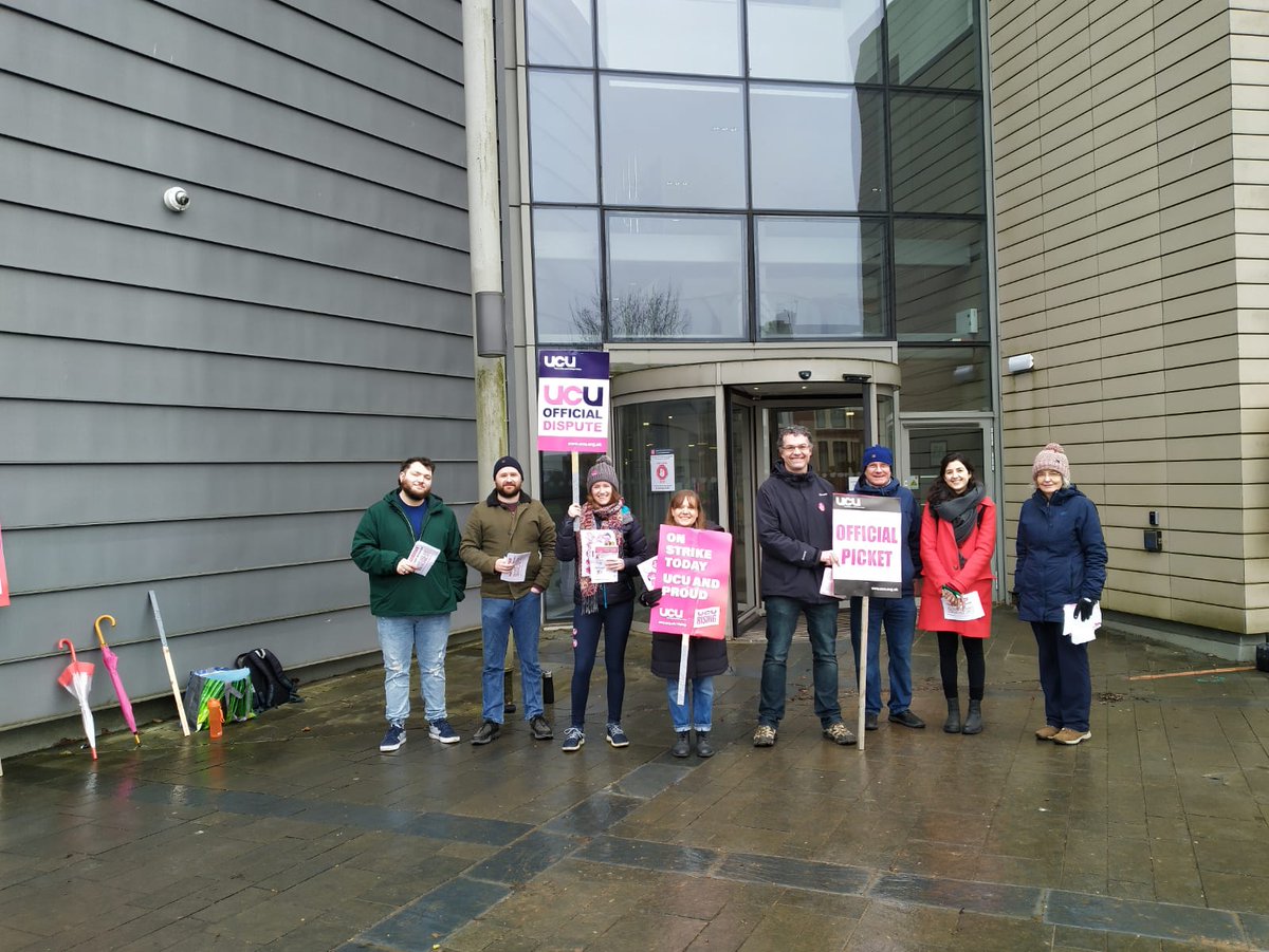 Another day, another picket. Heading to <a href="/cardiffuni/">Cardiff University</a> main gate to hear testimonies from striking staff #UCUstrike #ucuRISING <a href="/CardiffUCU/">Cardiff UCU✊🌱</a>