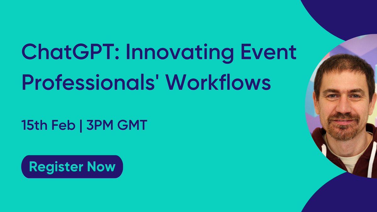 tagdigitaluk's tweet photo. Have you registered for our ChatGPT Live Session? Unmissable content for Event Professionals' - Register now π https://t.co/ifKqwVGM1g
Join Alex Velinov, Chief Technology Officer at Tag Digital - 15th February at 3PM (GMT) π
#tagdigital #chatgpt #webinar #eventprofs https://t.co/QgK45sgpW0