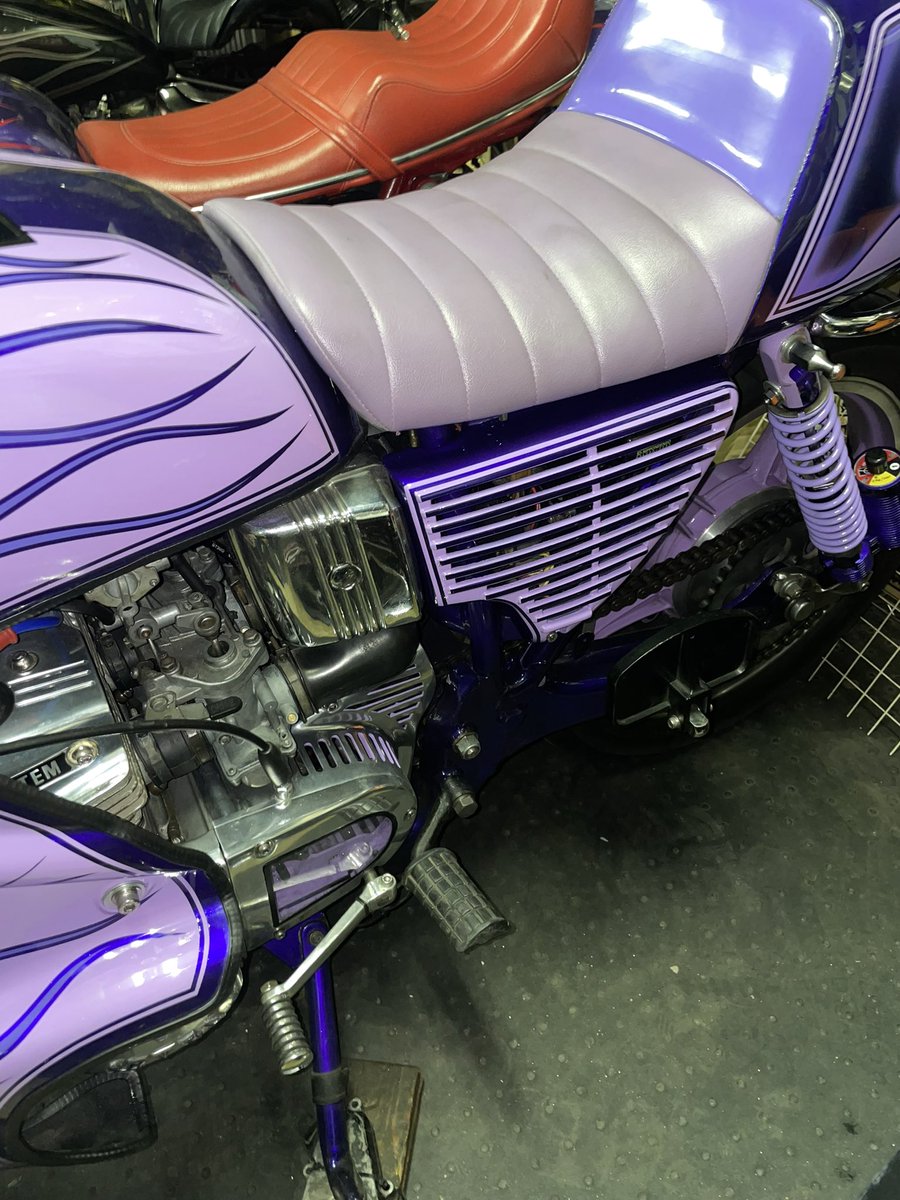 アルセブン 皆様！お疲れ様です☺️ GT380L仕様アルフィンカバー なかなかイイ感じ