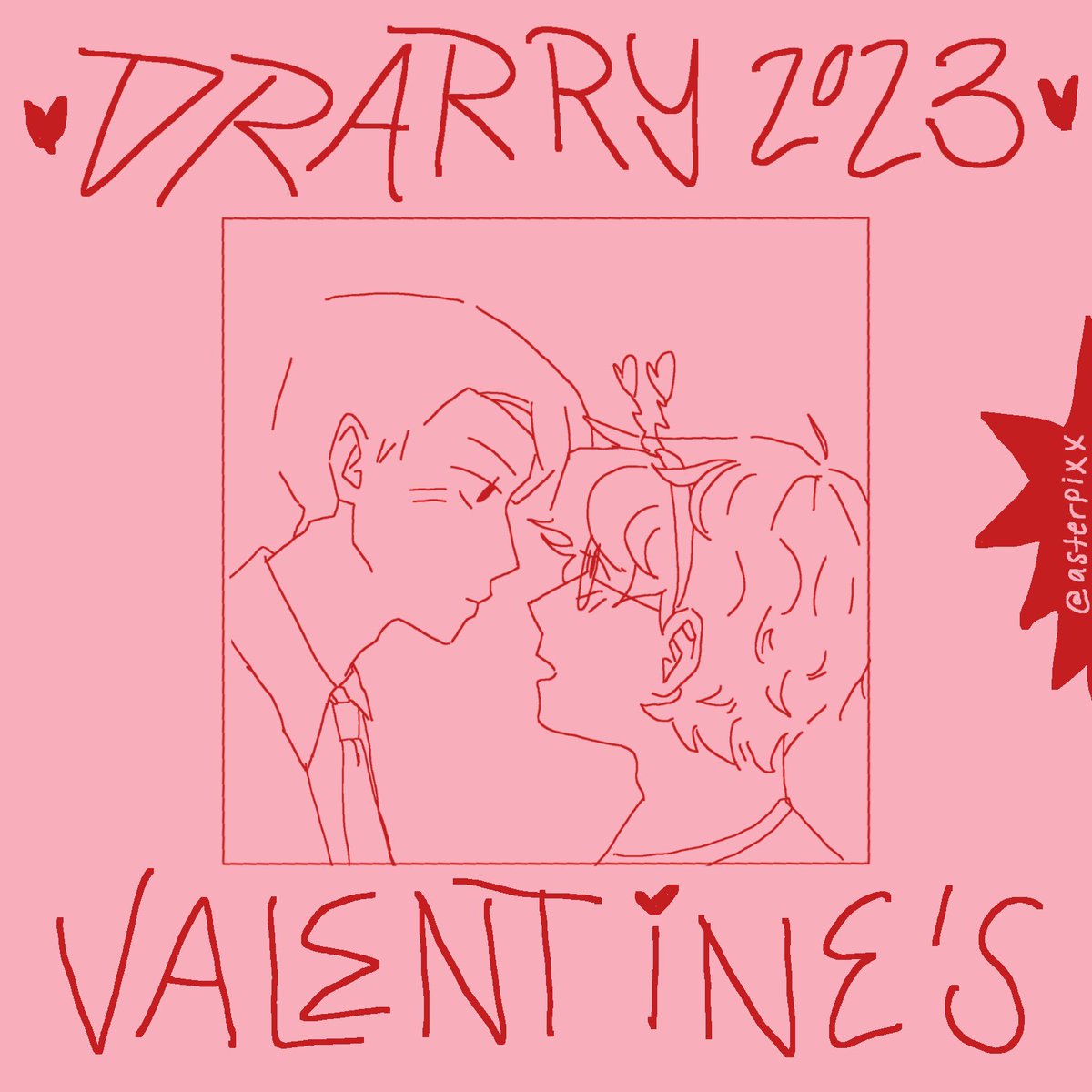 HAPPY VALENTINE’S DAY 💗💗💗 I LOVE YOU ALL <3 

OPEN THIS THREAD FOR A VALENTINE’S DAY INSPIRED DRARRY COMIC 
#DracoMalfoy #harrypotter #Harrypotterfanart #drarry