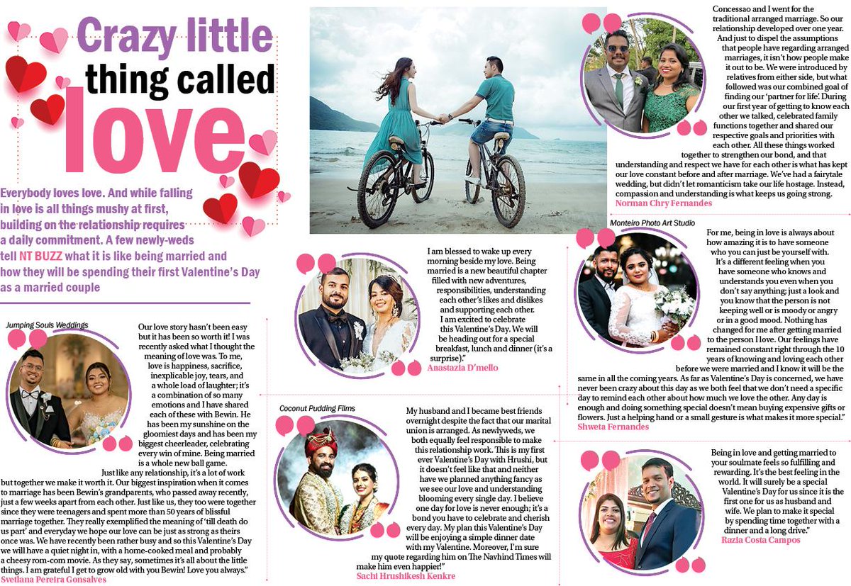 NormanCFernand1's tweet photo. #thenavhindtimes 
The Navhind Times article dedicated to my ❤ on this special occasion.
#happyvalentinesday 
#Navhindtimesbuzz https://t.co/bh1rUdjZC9