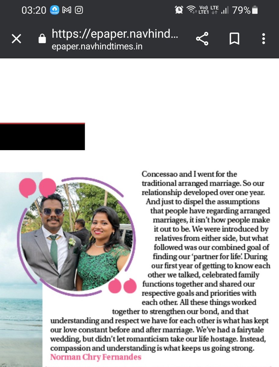 NormanCFernand1's tweet photo. #thenavhindtimes 
The Navhind Times article dedicated to my ❤ on this special occasion.
#happyvalentinesday 
#Navhindtimesbuzz https://t.co/bh1rUdjZC9